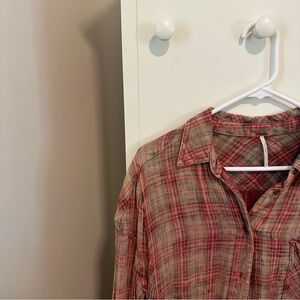 Oversized Free People Flannel